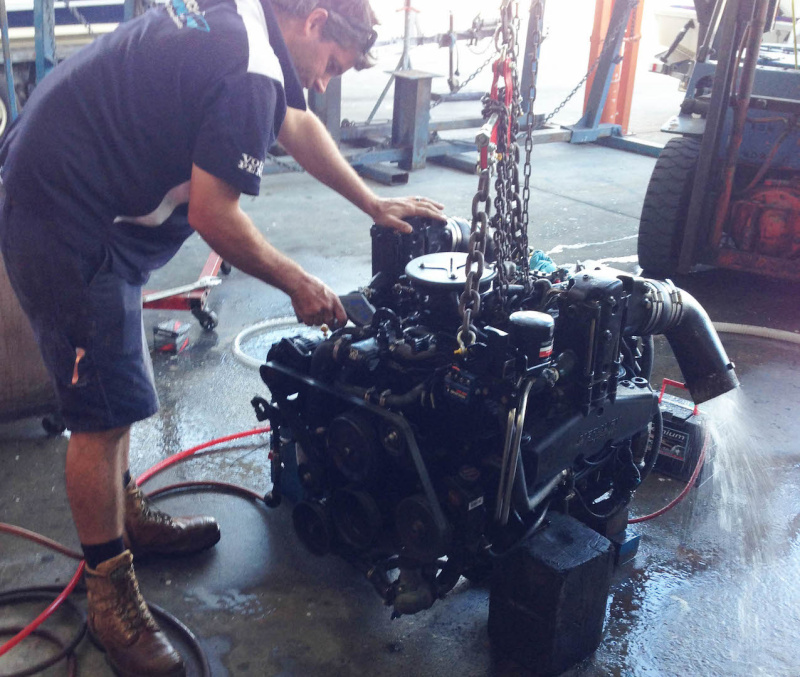 Recent boat engine repowers due to lack of maintenance