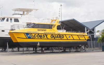 Servicing the Southport Volunteer Coast Guard boats